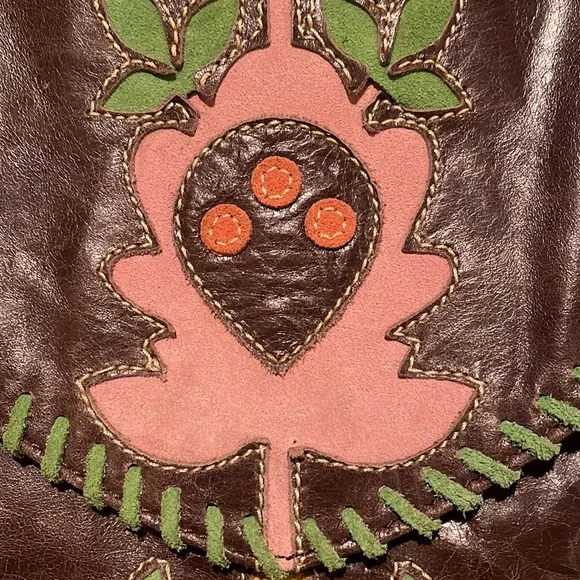 👜 LOOP NYC BOHO LEATHER BAG PURSE HOBO SATCHEL 👜 NWOT - Picture 2 of 10